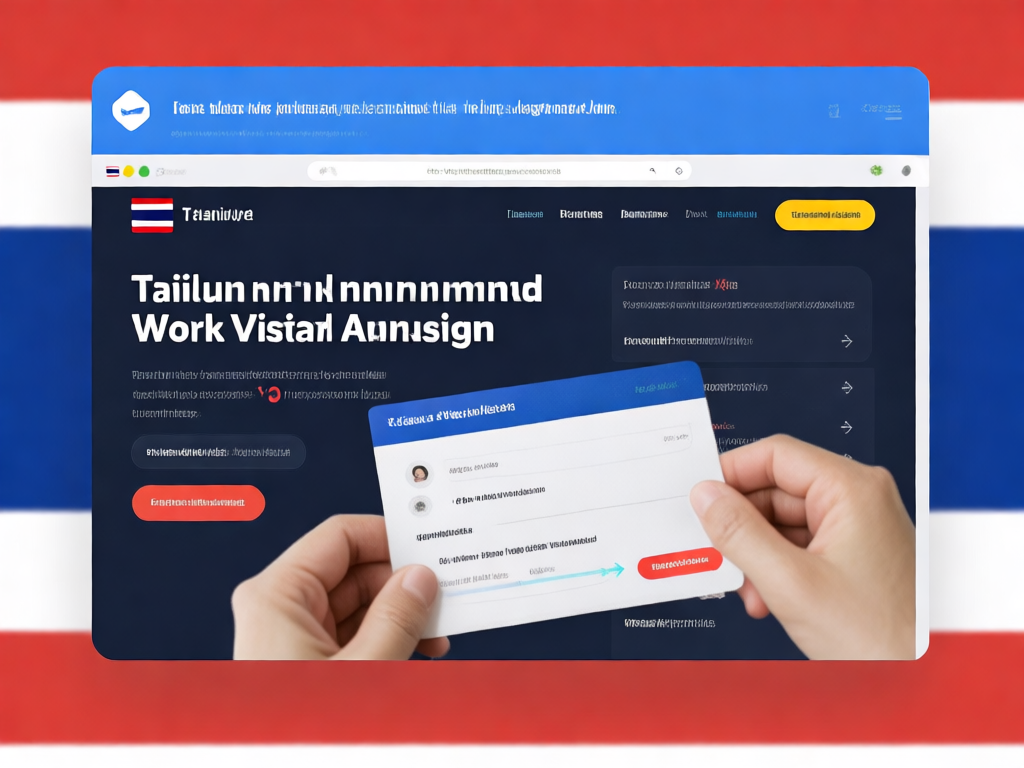 泰国工作签证申请流程图