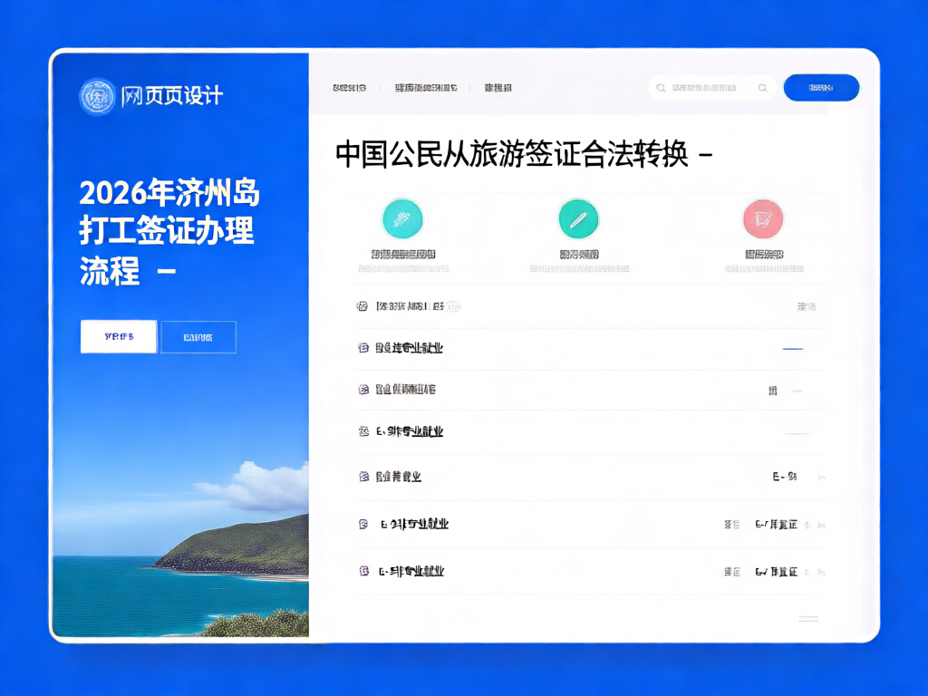 签证办理流程图