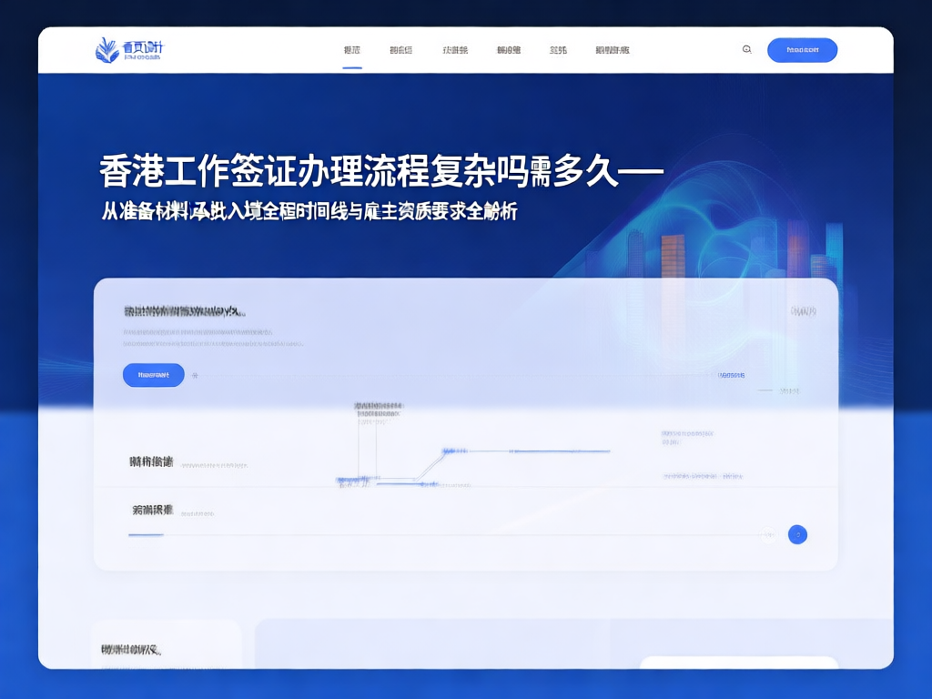 香港工作签证流程图