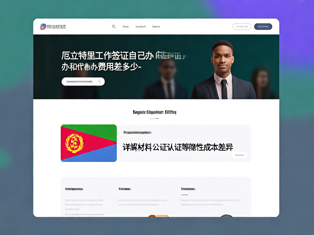 厄立特里亚签证材料准备流程图