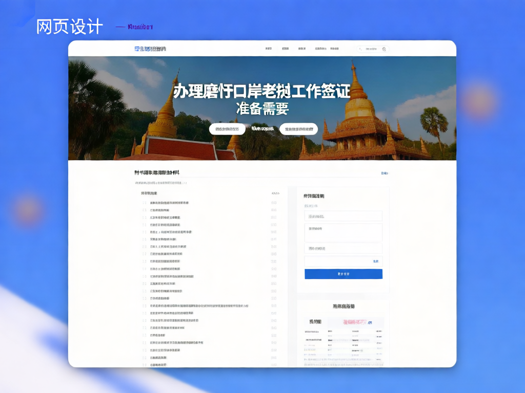 磨憨口岸老挝工作签证办理
