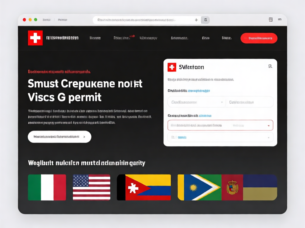 瑞士跨境通勤工作签证G permit示意图