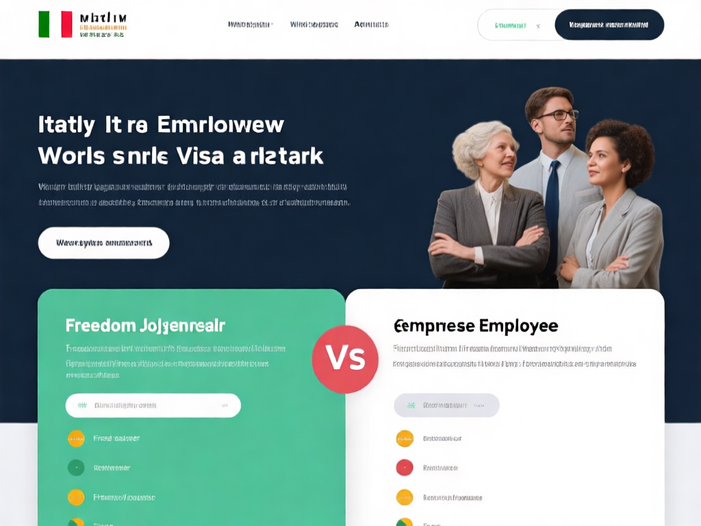 意大利工作签证类型对比