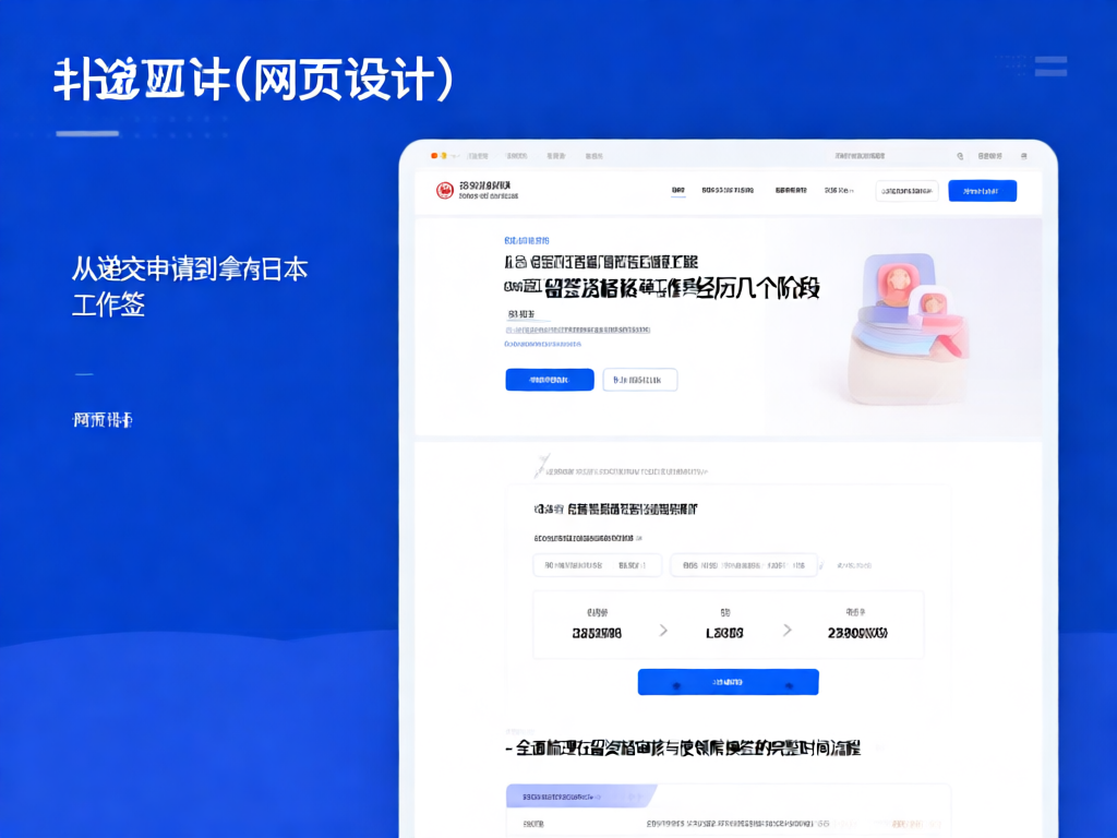 日本工作签证申请流程图