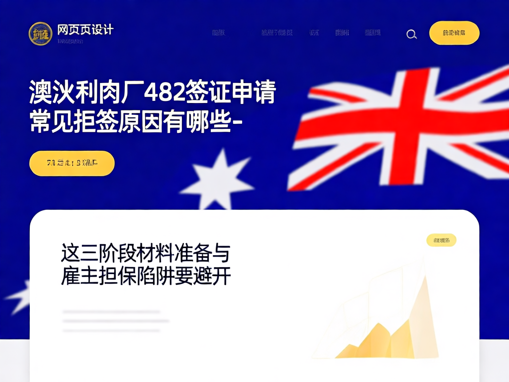 澳洲482签证申请流程图