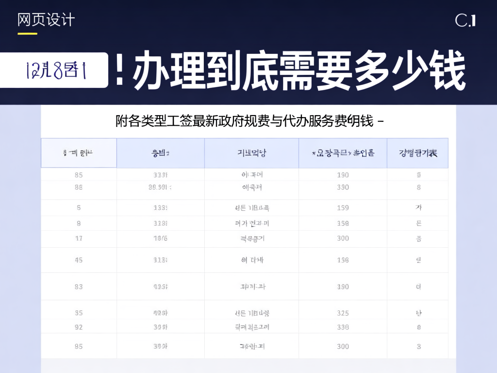 韩国工作签证办理流程