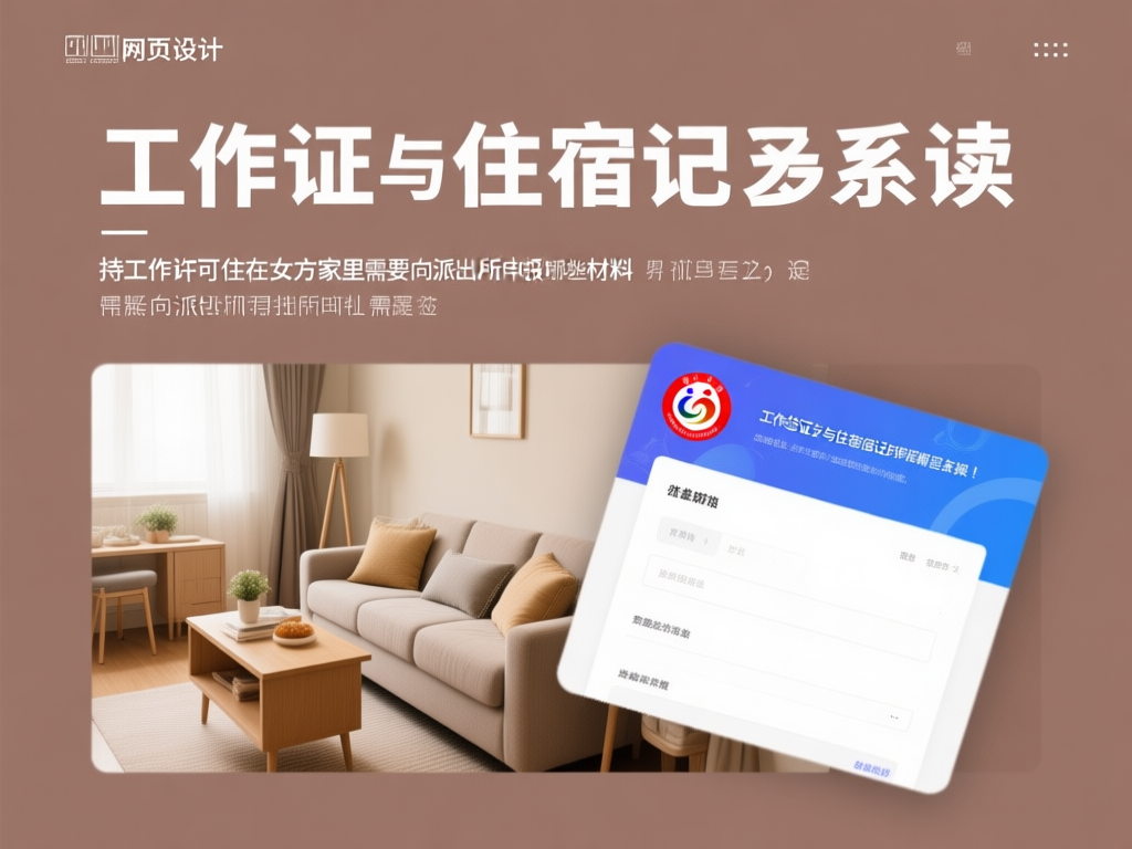 工作签证住宿登记流程图