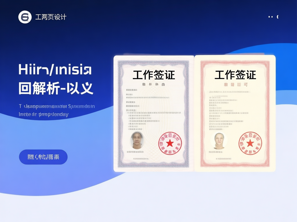 工作签证与工作许可证对比图