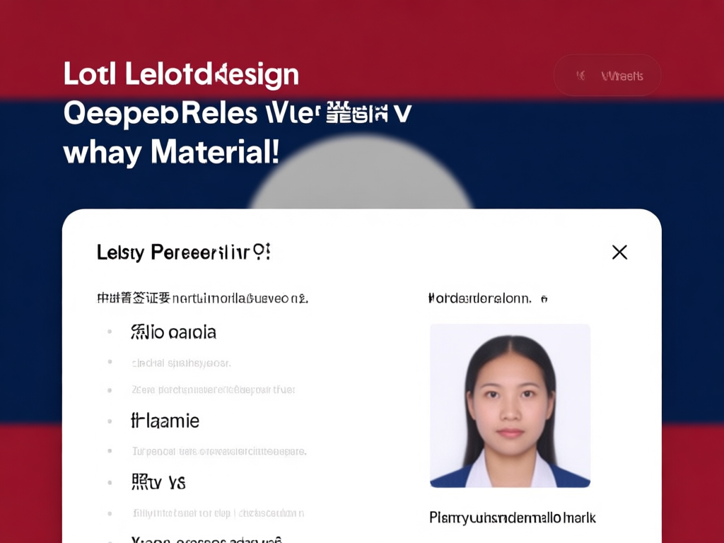 老挝工作签证批文样本