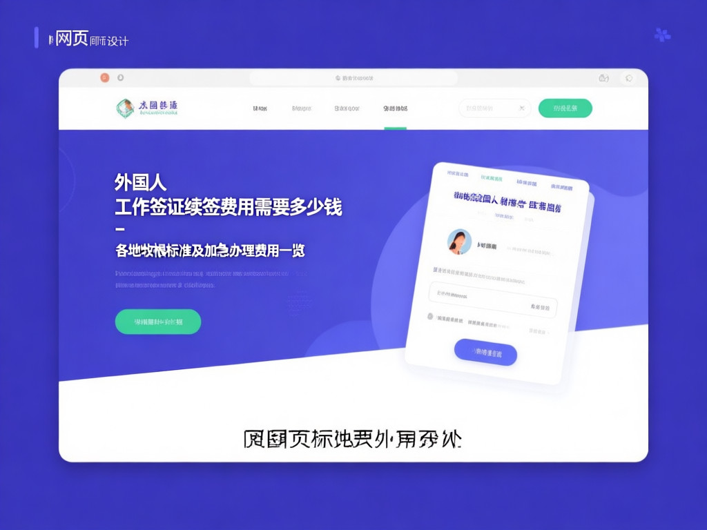 外国人工作签证续签费用图表