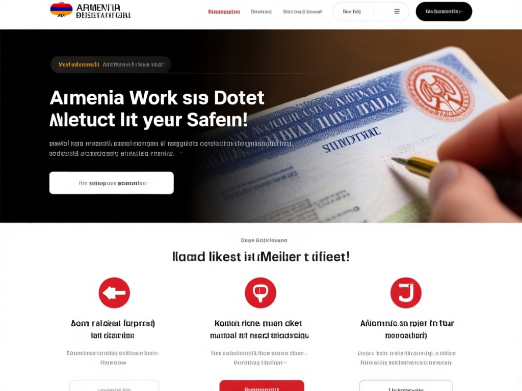 亚美尼亚工作签证申请材料准备