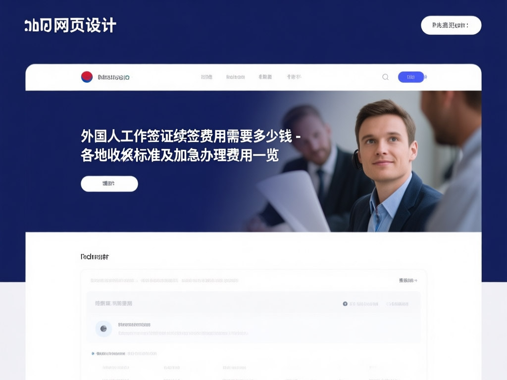 工作签证续签流程图