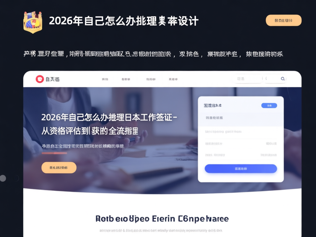日本工作签证申请流程图