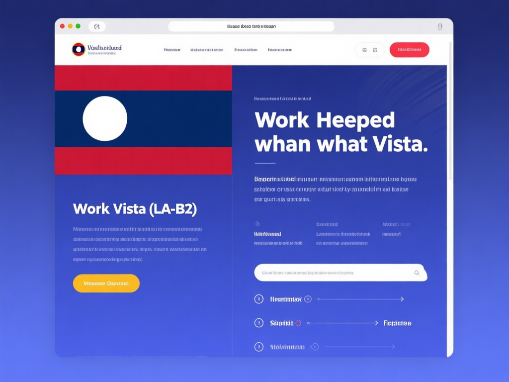 老挝工作签证类型对比图
