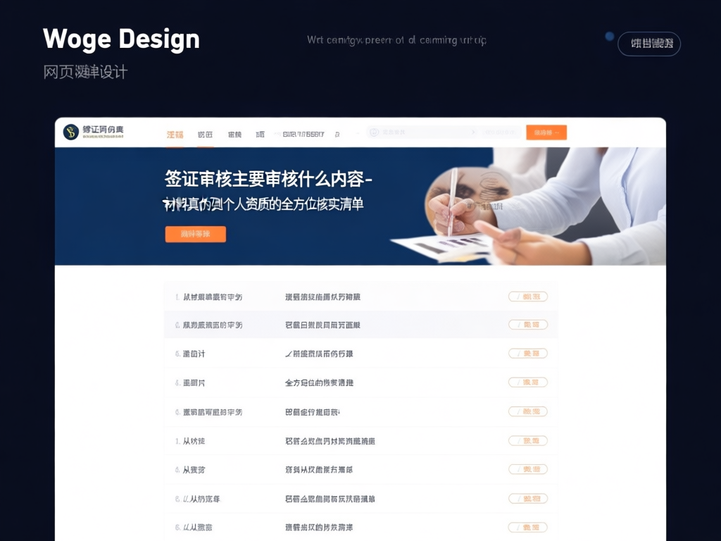 签证材料准备示例