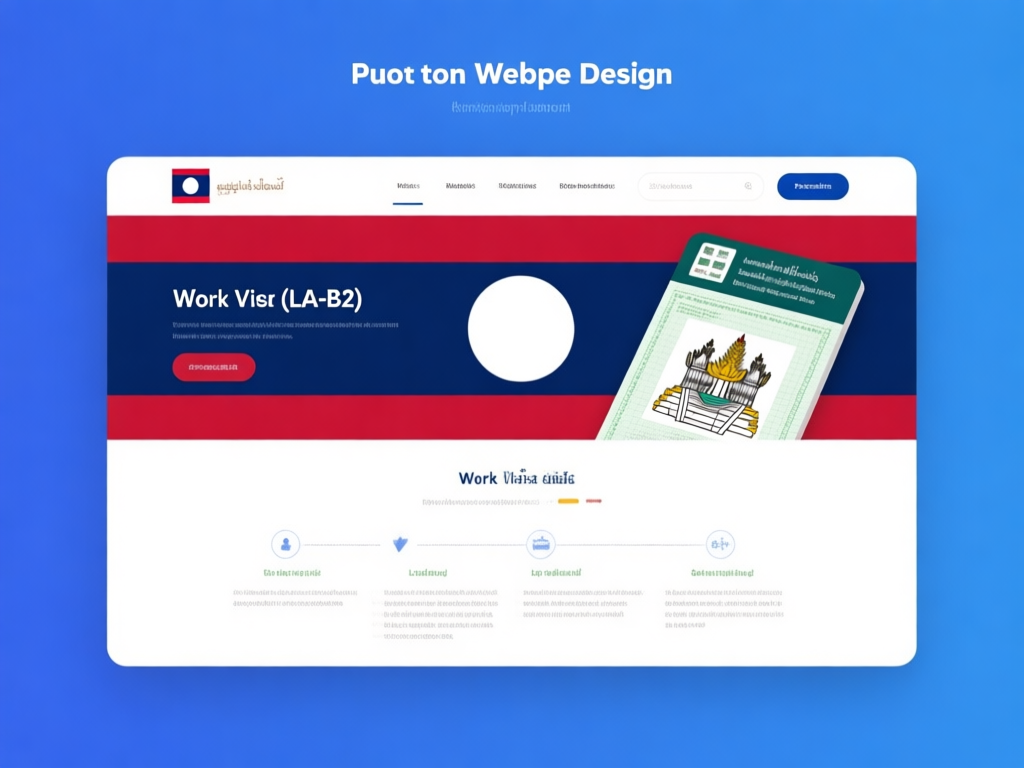 老挝LA-B2工作签证申请流程图