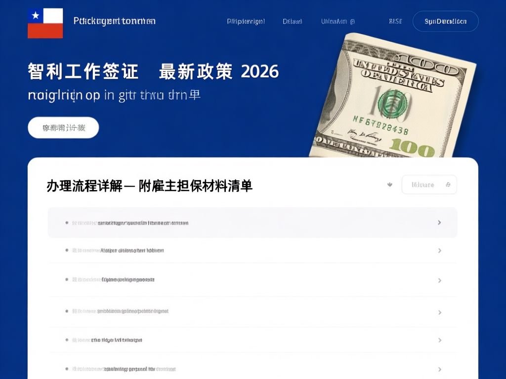 智利工作签证材料