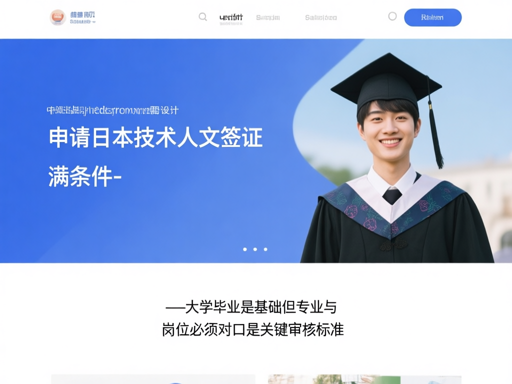 日本技术人文签证申请条件