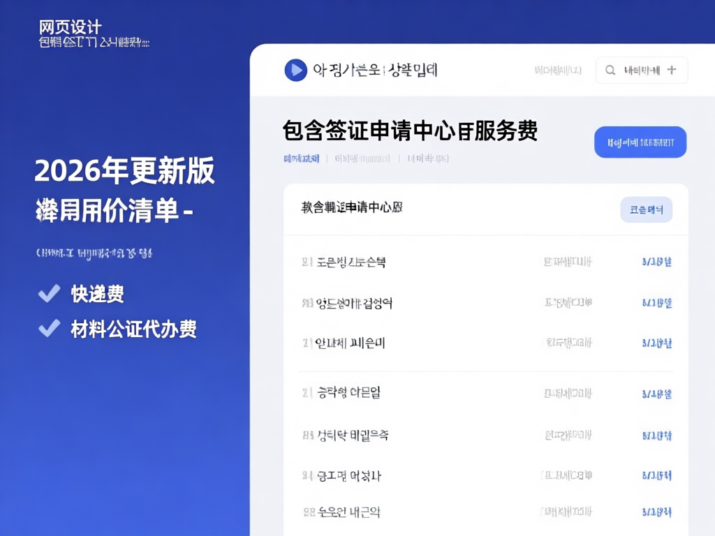 韩国工作签证申请流程图表