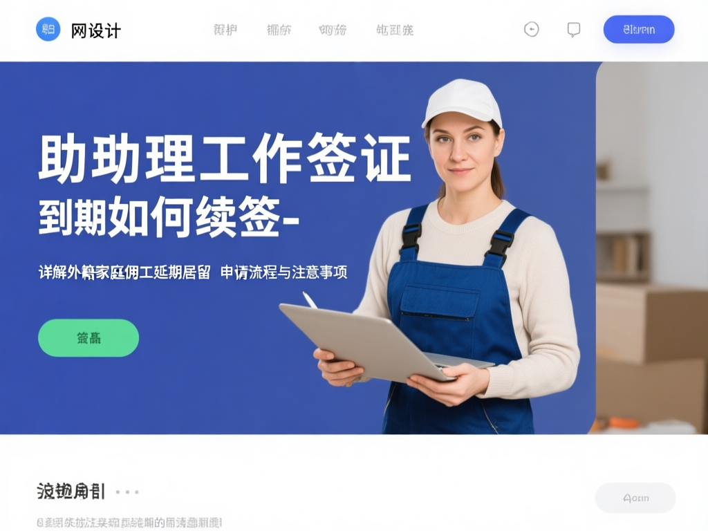 外籍家庭佣工签证续签流程图