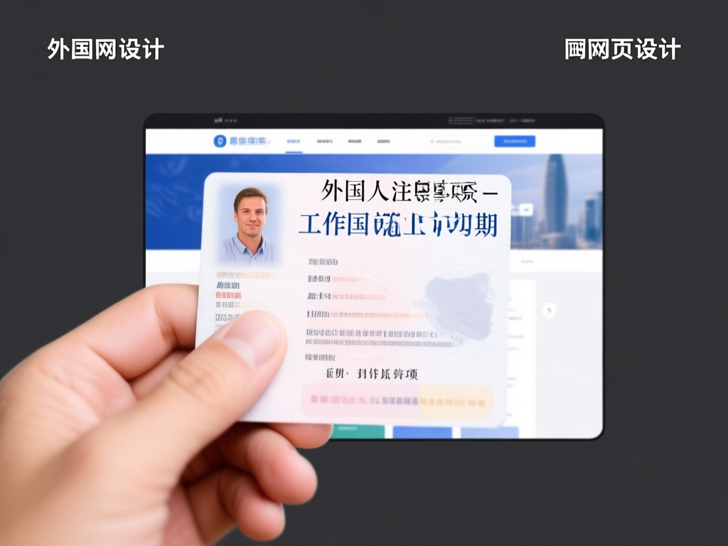 中国外国人居留许可样本