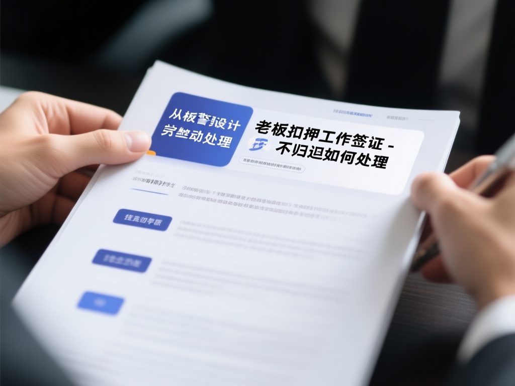 工作签证被扣押维权流程图