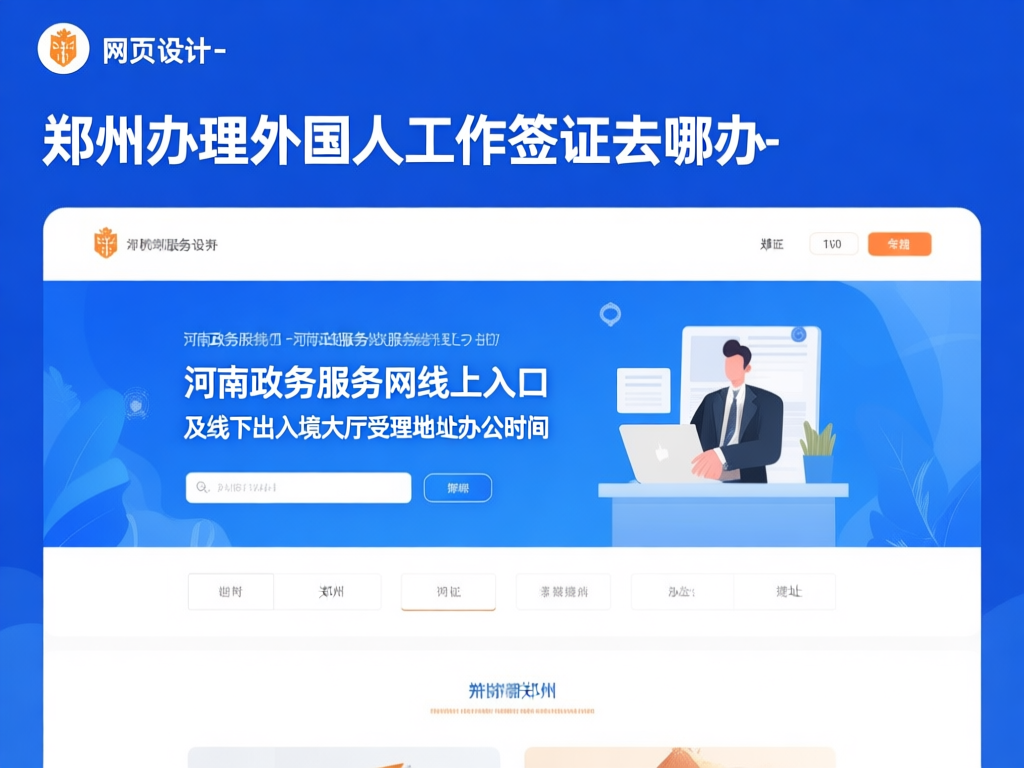 河南政务服务网外国人工作签证办理