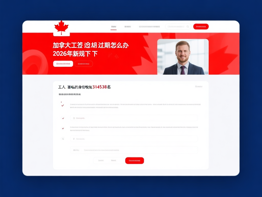 加拿大工签续签流程图