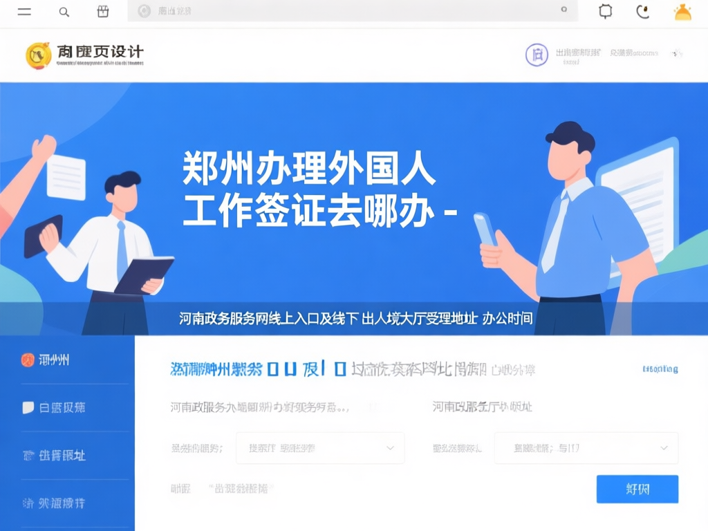 郑州市出入境管理局办公大厅