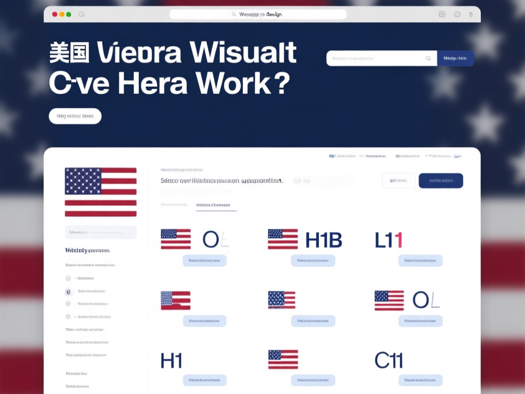 美国工作签证申请流程图