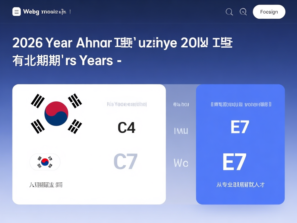 韩国工作签证办理流程