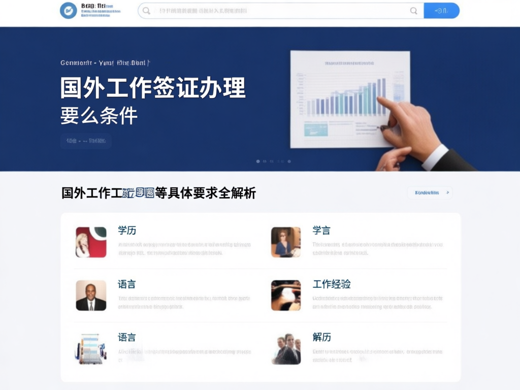 国外工作签证申请流程图