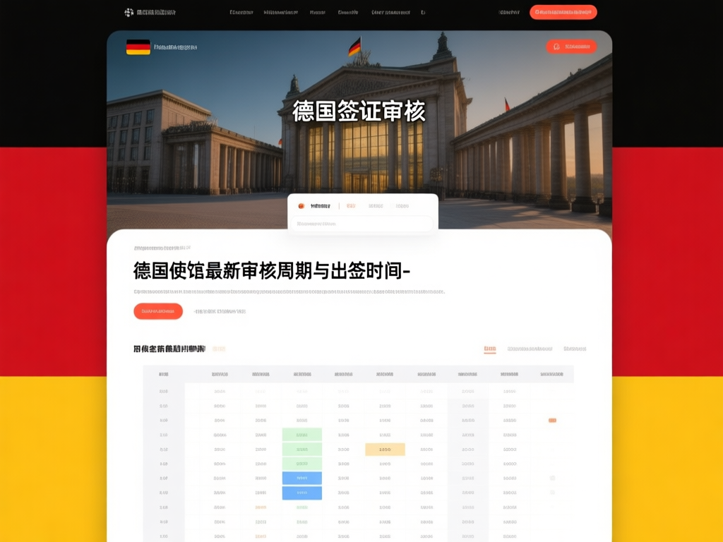 德国签证申请流程