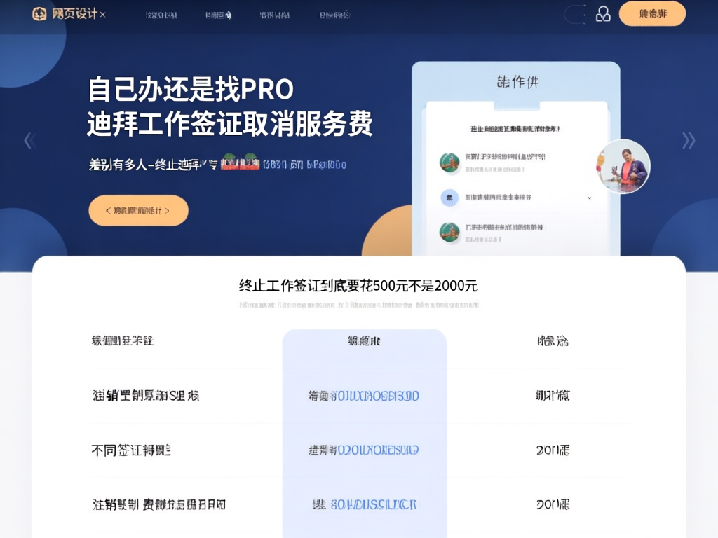 迪拜工作签证取消流程图