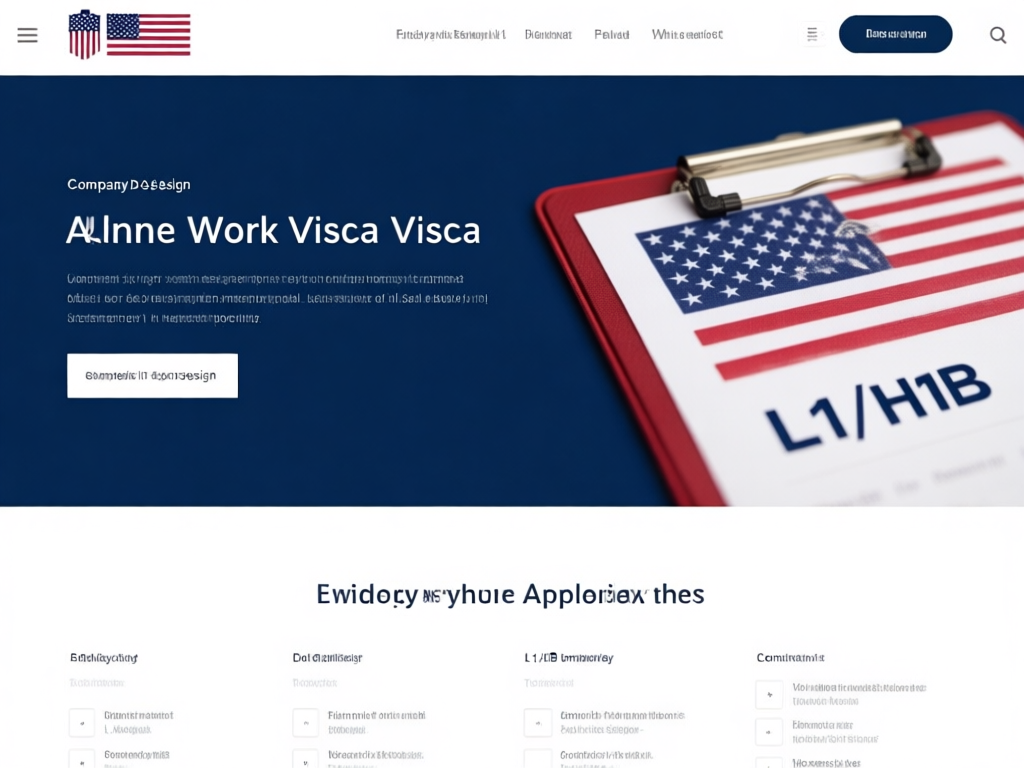 L1签证申请流程图