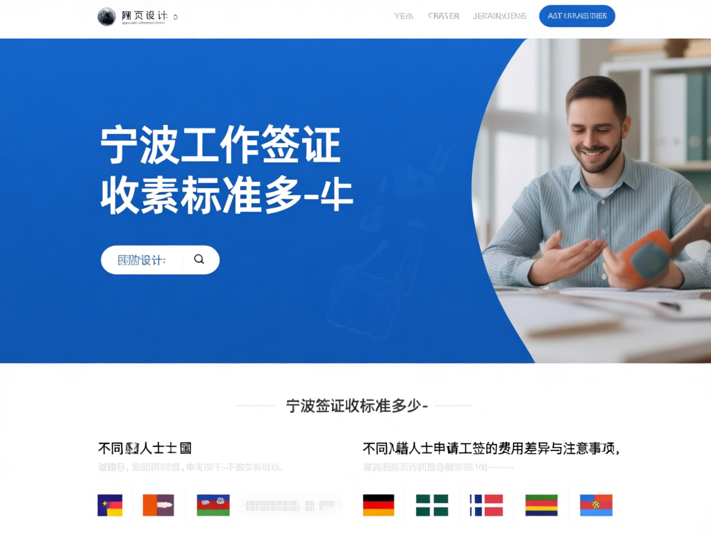 宁波工作签证费用明细