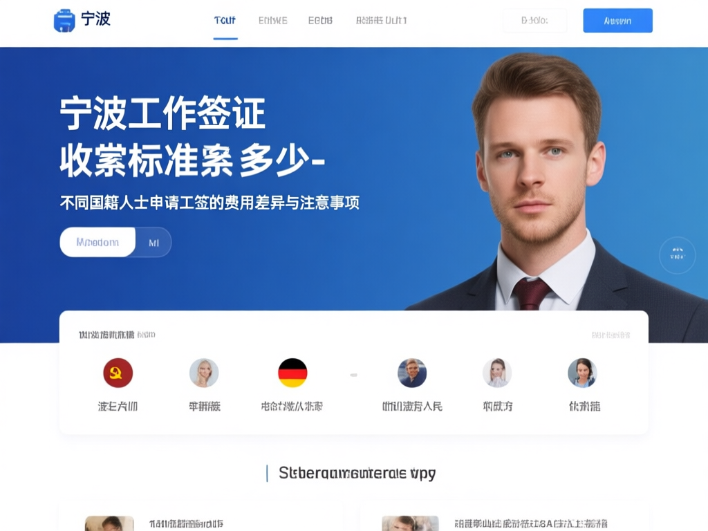 宁波工作签证办理流程