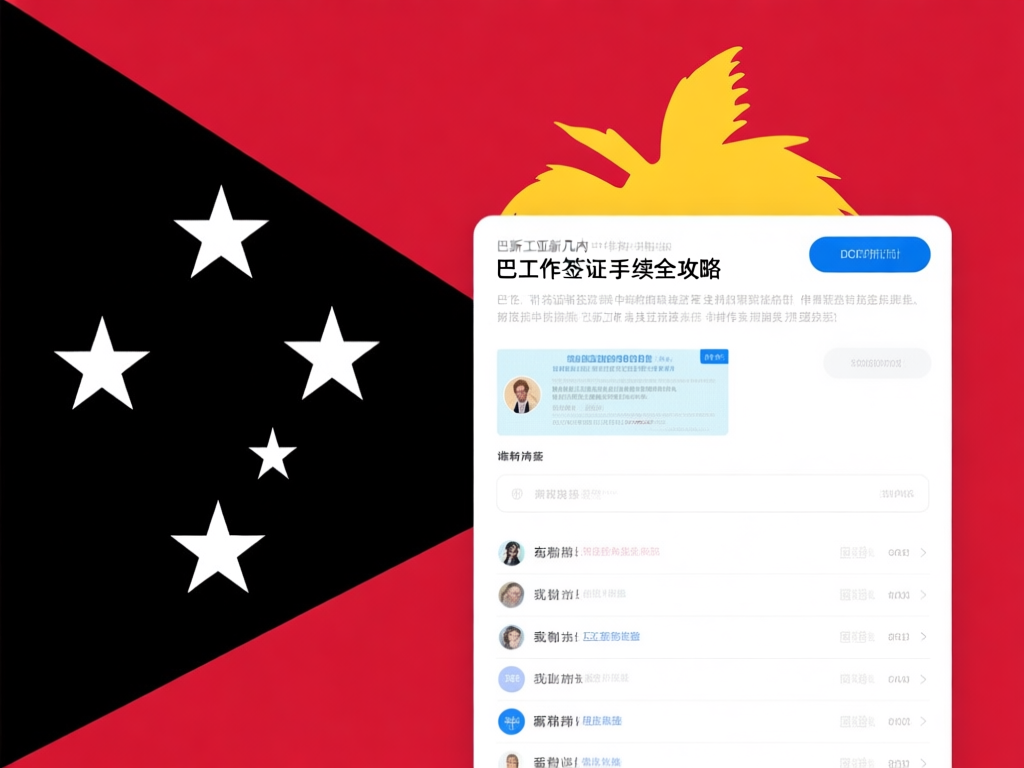巴新工作签证材料准备