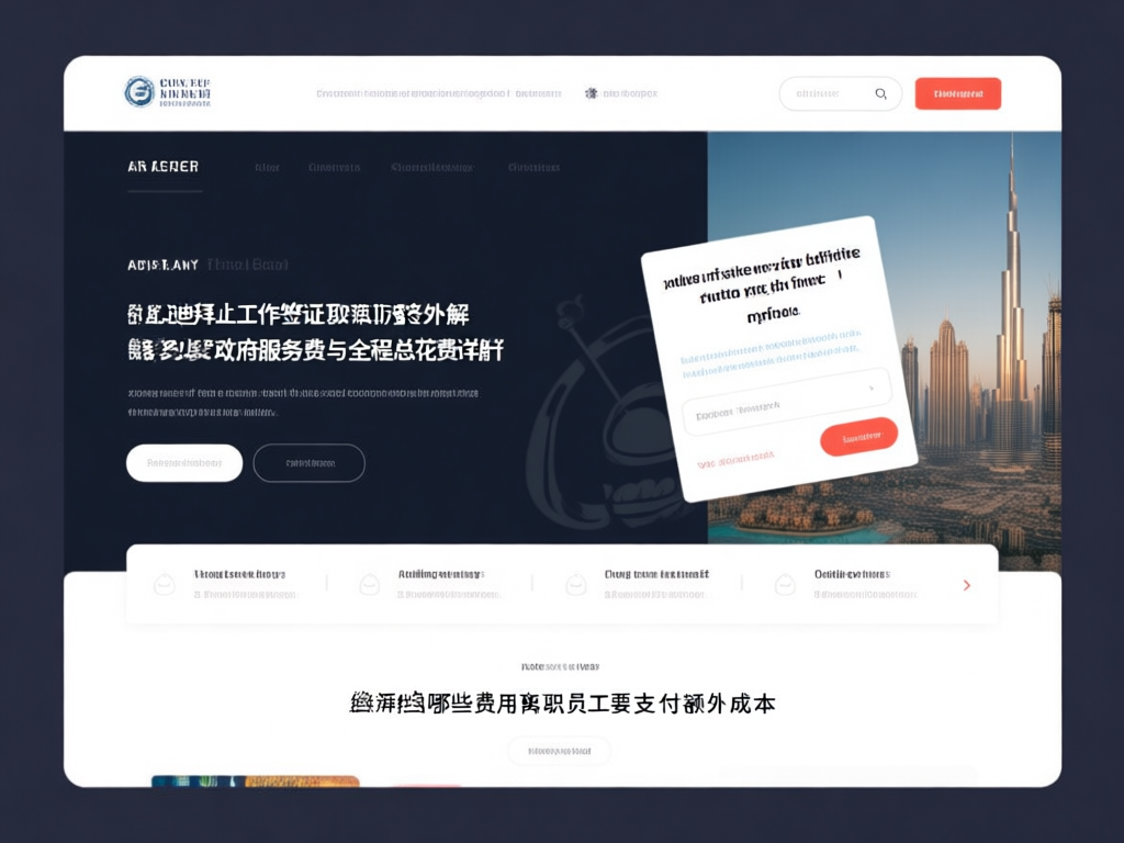 迪拜签证费用计算