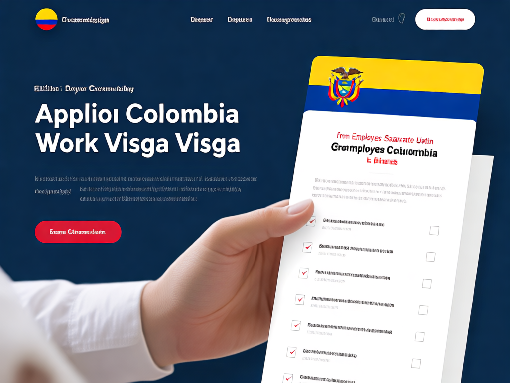 哥伦比亚工作签证材料样本