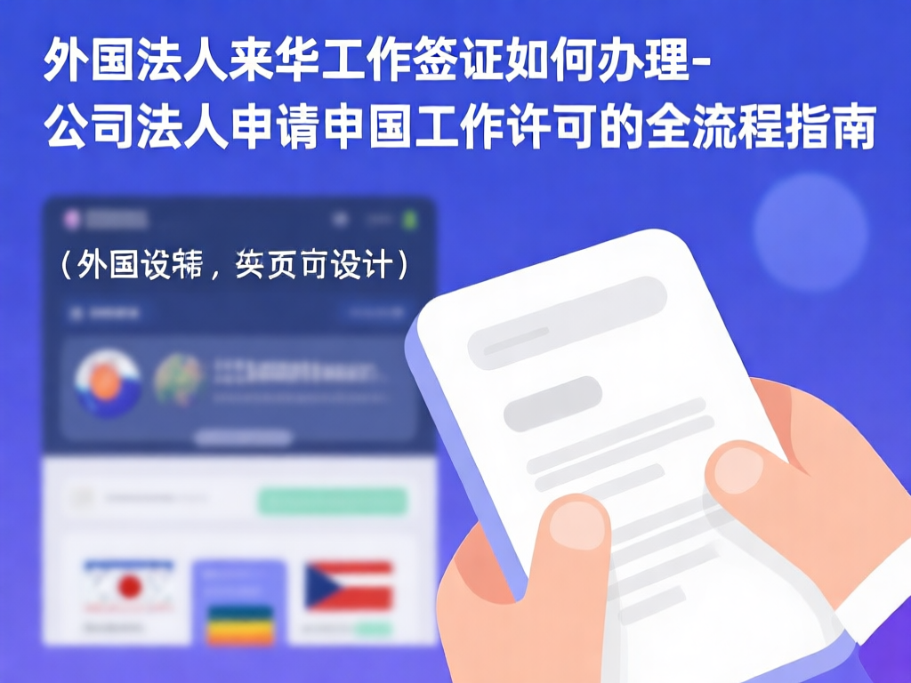 工作签证申请材料准备清单