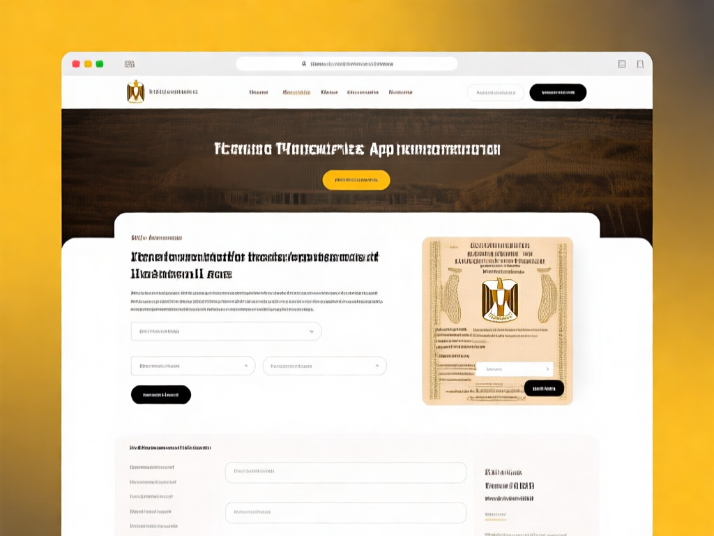 埃及签证翻译件格式示例